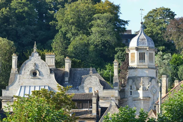 View Old Buildings Beautiful Town Namely Historic Town Bradford Avon — Stock fotografie