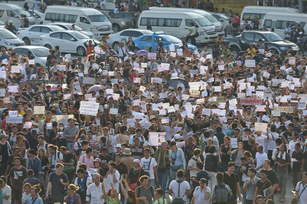 Протестующие Против Переворота Маршируют Центральной Улице Города Мая 2014 Года — стоковое фото