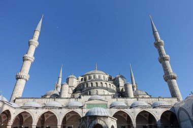 İstanbul 'daki mavi cami, hindi.