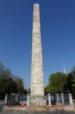 The Obelisk of Constantine is one of the ancient obelisks that adorn Istanbul's main square, Sultanahmet Square.