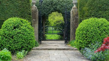 Bath, UK - May 9, 2018: View of park in the city 