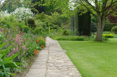 Bath, UK - May 9, 2018: View of park in the city 