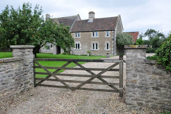 Gammalt Medeltida Hus Den Engelska Staden — Stockfoto