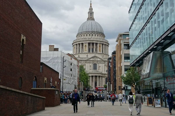 Λονδίνο Ηνωμένο Βασίλειο Περίπου Σεπτέμβριος 2016 Πόλη Του Καθεδρικού Ναού — Φωτογραφία Αρχείου