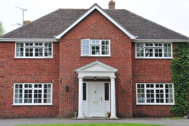 İngiliz kasabasındaki eski mimari.