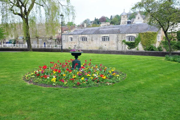 April 2022 Wird Bradford Avon Großbritannien Stadtzentrum Ein Schöner Park — Stockfoto