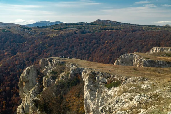Rocky Cliffs Tyrke Plateau Mountains South Coast Crimea — Stockfoto