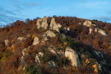 Beautiful rocks on the slope of Mount Demerdzhi