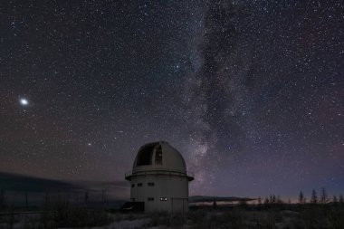 Sayan Güneş Gözlemevi 'nin teleskopu üzerinden Samanyolu