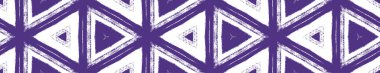 Sembol çizgileri kusursuz sınır. Mor simetrik kaleydoskop arka planı. Geometrik simge çizgileri deseni. arkaplan için harika dekoratif tasarım ögesi.