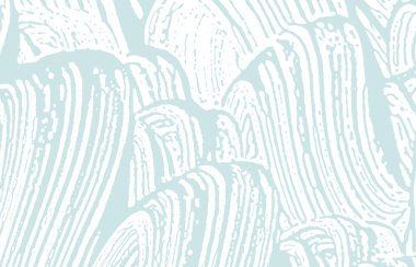 Grunge dokusu. Üzücü mavi iz. Tuhaf bir geçmiş. Gürültü iğrenç grunge dokusu. Büyüleyici sanatsal yüzey. Vektör illüstrasyonu.