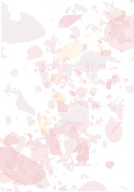 Terrazzo modern soyut şablon. Klasik italyan döşemesinin pembe dokusu. Taşlardan, granitten, kuvarstan, mermerden, betondan yapılmış arka plan. Venedik terrazzo trend vektör arkaplanı