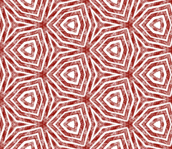 Arabeske Handgezeichnetes Muster Weinroter Symmetrischer Kaleidoskop Hintergrund Handgezeichnetes Design Aus — Stockfoto