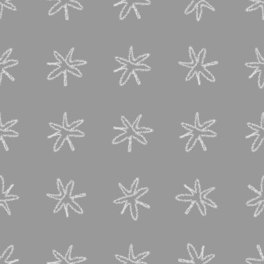 El yapımı kar taneleri, Noel 'de kusursuz desen. Tebeşirle kar tanelerinin üzerinde uçan kar taneleri. Güzel tebeşirle çizilmiş kar örtüsü. Enerji dolu tatil sezonu dekorasyonu.