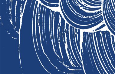 Grunge dokusu. Üzüntü çivit pürüzü. Etkileyici bir arka plan. Gürültü iğrenç grunge dokusu. Orijinal sanatsal yüzey. Vektör illüstrasyonu.