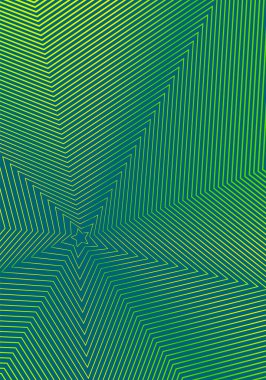 Minimum kapak tasarım şablonu. Modern broşür taslağı. Koyu arkaplanda yeşil, parlak, yarım tonlu renkler var. Enfes moda soyut kapak tasarımı.