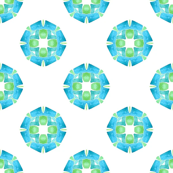 Handgezeichnete Tropische Nahtlose Grenze Grünes Charmantes Boho Chic Sommerdesign Textilfertiger — Stockfoto