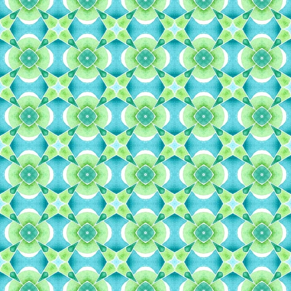 Textile Ready Unique Print Swimwear Fabric Wallpaper Wrapping Green Resplendent — Stock Photo, Image