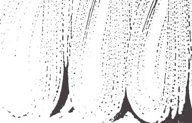 Grunge dokusu. Kederli siyah gri iz. Harika bir geçmişi var. Gürültü iğrenç grunge dokusu. Fevkalade sanatsal bir yüzey. Vektör illüstrasyonu.