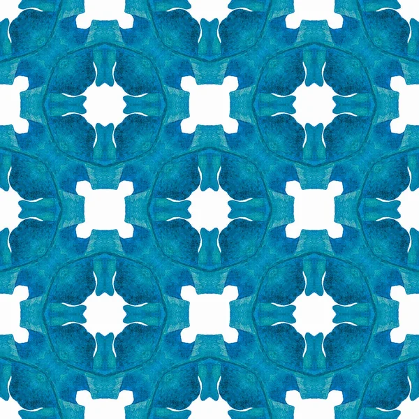 Tekstylia Gotowe Cenny Nadruk Tkaniny Stroje Kąpielowe Tapety Opakowanie Niebieski — Zdjęcie stockowe