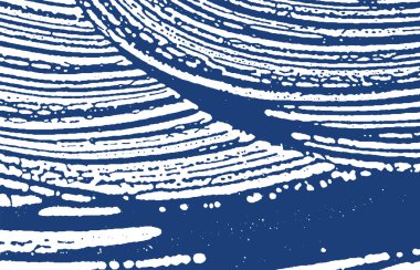 Grunge dokusu. Üzüntü çivit pürüzü. Seçkin bir geçmişi var. Gürültü iğrenç grunge dokusu. Tuhaf sanatsal bir yüzey. Vektör illüstrasyonu.