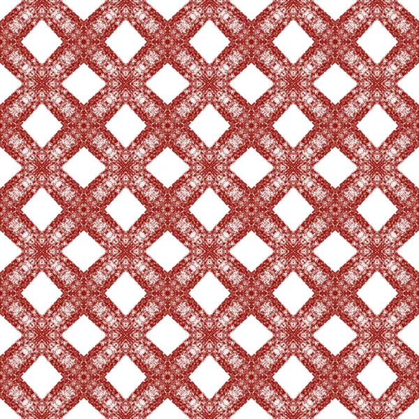Gestreiftes Handgezeichnetes Muster Weinroter Symmetrischer Kaleidoskop Hintergrund Textilfertiger Exotischer Druck — Stockfoto