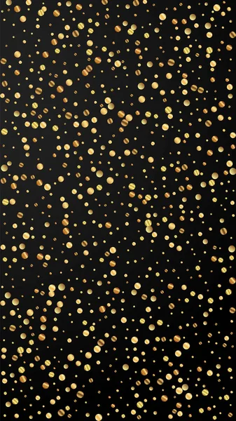 Confeti Festivo Agradable Estrellas Celebración Escaso Confeti Oro Sobre Fondo — Archivo Imágenes Vectoriales