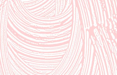 Grunge dokusu. Üzücü pembe iz. İyi bir geçmiş. Gürültü iğrenç grunge dokusu. Benzersiz sanatsal bir yüzey. Vektör illüstrasyonu.