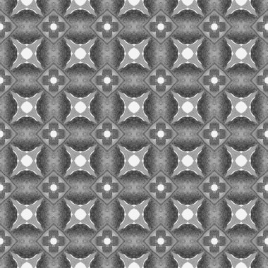 Elle boyanmış suluboya kenar. Siyah beyaz boho şık yaz tasarımı. Döşemeli suluboya arka plan. Tekstil hazır akıllara durgunluk veren baskı, mayo kumaş, duvar kağıdı, ambalaj..