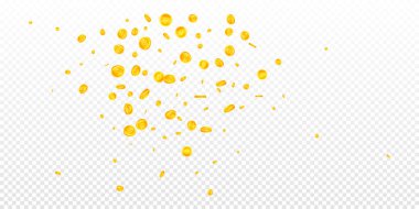 Bitcoin, internet para birimleri düşüyor. Göz kamaştırıcı BTC bozuklukları. Kripto para, dijital para. Büyük ikramiye, servet ya da başarı konsepti. Vektör illüstrasyonu.