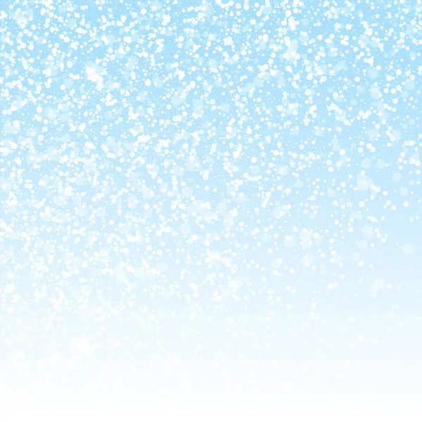 Magische Sterren Schaarse Kerst Achtergrond Subtiele Vliegende Sneeuwvlokken Sterren Winterhemel — Stockvector