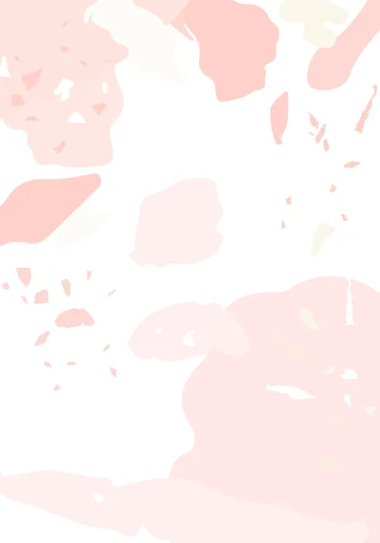 Сучасний Абстрактний Шаблон Терраццо Рожева Текстура Класичного Італійського Покриття Підлоги — стоковий вектор