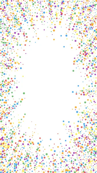Festive Confettis Attrayants Des Stars Fête Confettis Arc Ciel Sur — Image vectorielle