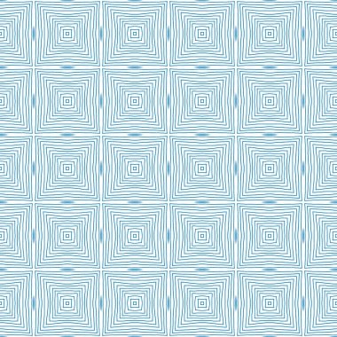 Döşemeli suluboya deseni. Mavi simetrik kaleydoskop. Tekstil hazır harika baskı, mayo kumaş, duvar kağıdı, ambalaj. Elle boyanmış suluboya pürüzsüz.