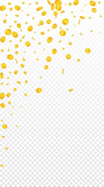 Amerikan dolarları düşüyor. En uygun dağınık Amerikan Doları. Amerikan parası. Hoş bir ikramiye, servet ya da başarı konsepti. Vektör illüstrasyonu.