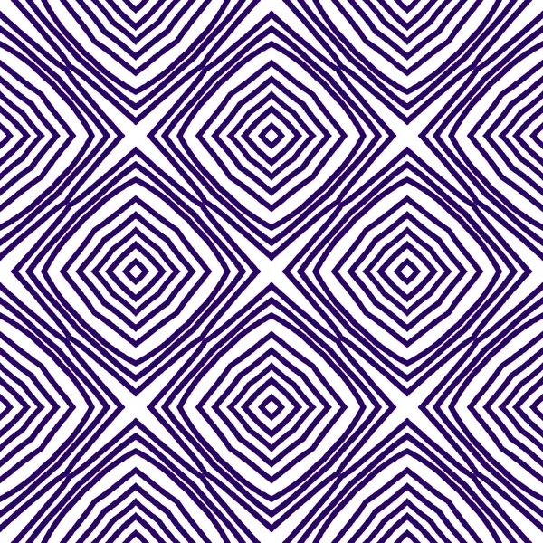 民族の手描きのパターン 紫色の対称万華鏡の背景 繊維準備ができて最適な印刷 水着生地 夏のドレス民族の手彩色タイル — ストック写真