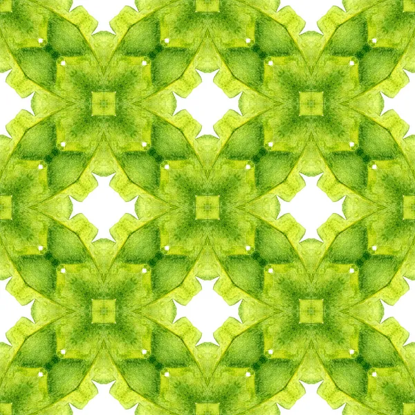 Акварель Chevron Зеленый Симпатичен Шикарному Летнему Дизайну Зеленый Геометрический Шеврон — стоковое фото
