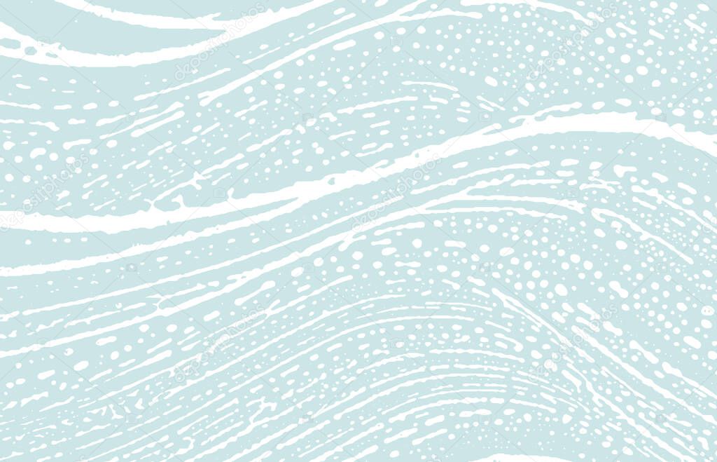 Grunge texture. Distress blue rough trace. Cute background. Noise dirty grunge texture. Ravishing artistic surface. Vector illustration.