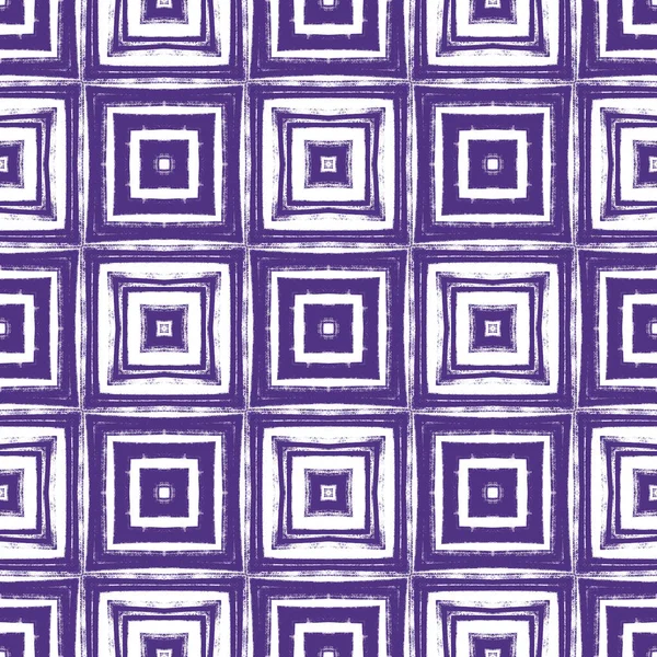 Patrón Sin Costura Medallón Fondo Caleidoscopio Simétrico Púrpura Estampado Glamoroso — Foto de Stock
