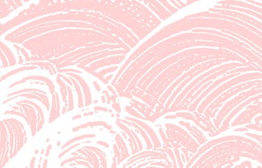 Grunge dokusu. Üzücü pembe iz. Kusursuz bir geçmiş. Gürültü iğrenç grunge dokusu. Otantik sanatsal yüzey. Vektör illüstrasyonu.