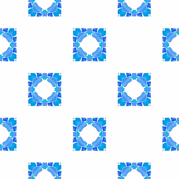 Textilní Připravený Živý Potisk Tkaniny Plavky Tapety Obaly Modrý Vznešený — Stock fotografie