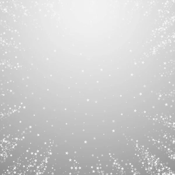 Удивительные Падающие Звезды Рождественский Фон Тонкие Летящие Снежинки Звезды Светло — стоковый вектор