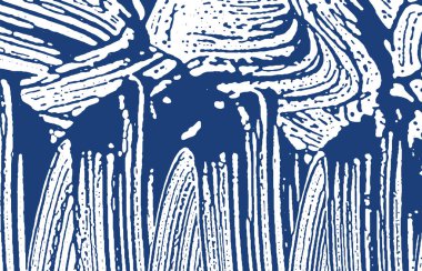 Grunge dokusu. Üzüntü çivit pürüzü. Ne hoş bir geçmiş. Gürültü iğrenç grunge dokusu. Egzotik sanatsal yüzey. Vektör illüstrasyonu.