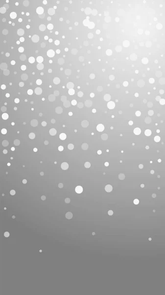 Lunares Blancos Fondo Navidad Sutiles Copos Nieve Voladores Estrellas Sobre — Vector de stock