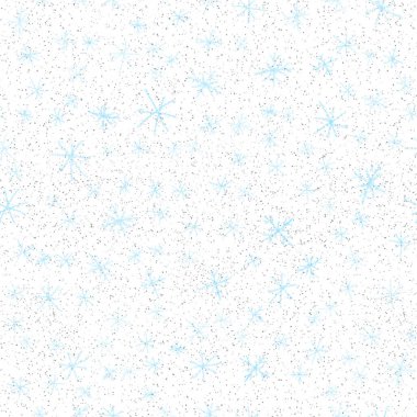 El yapımı kar taneleri, Noel 'de kusursuz desen. Tebeşirle kar tanelerinin üzerinde uçan kar taneleri. Tebeşirle çizilmiş kar örtüsü. Sanatsal tatil sezonu dekorasyonu.