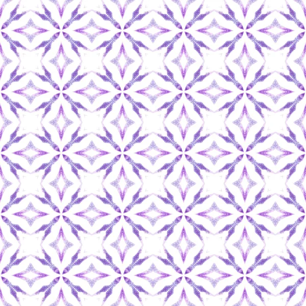 Azulejo Orgánico Diseño Verano Boho Chic Artístico Púrpura Textil Impresión — Foto de Stock