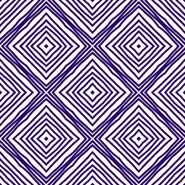 民族の手描きのパターン 紫色の対称万華鏡の背景 夏のドレス民族の手はタイルを描いた テキスタイル準備ができた魅力的なプリント 水着生地 ラッピング — ストック写真