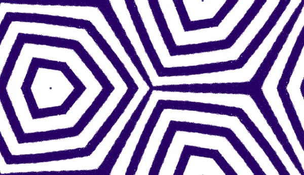 縞模様のテクスチャ 紫色の対称万華鏡の背景 流行のテクスチャストライプデザイン 繊維準備ができて例外的な印刷 水着生地 — ストック写真