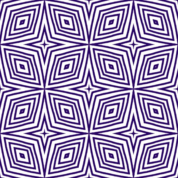 Modèle Géométrique Sans Couture Fond Kaléidoscope Symétrique Violet Textile Prêt — Photo