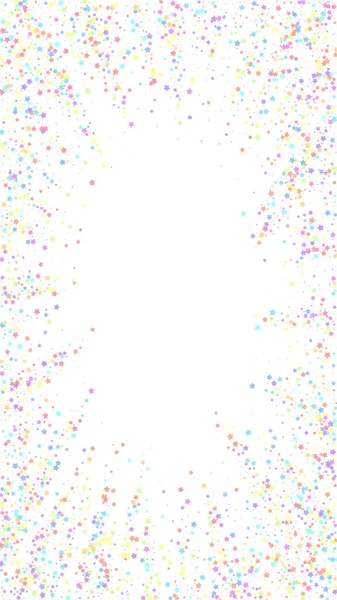 Des Confettis Festifs Inégalés Des Stars Fête Étoiles Colorées Petites — Image vectorielle